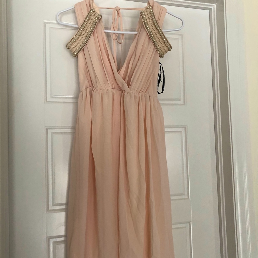 Top Shop Pink Midi Dress